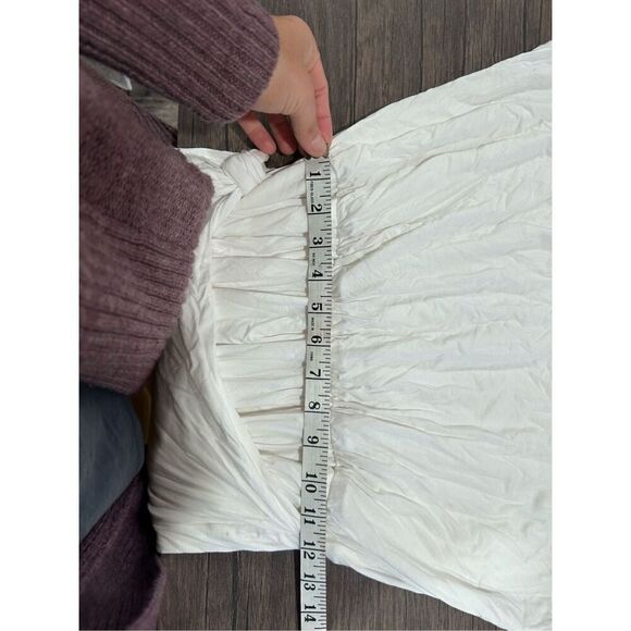 Lovers And Friends Short Sleeves Tie Knot Wrap Style Dress White Size Medium - Picture 8 of 9